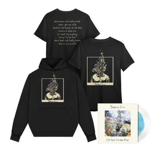 Barely Civil - "I'd Say I'm Not Fine" Vinyl, Hoodie, & T-Shirt Bundle