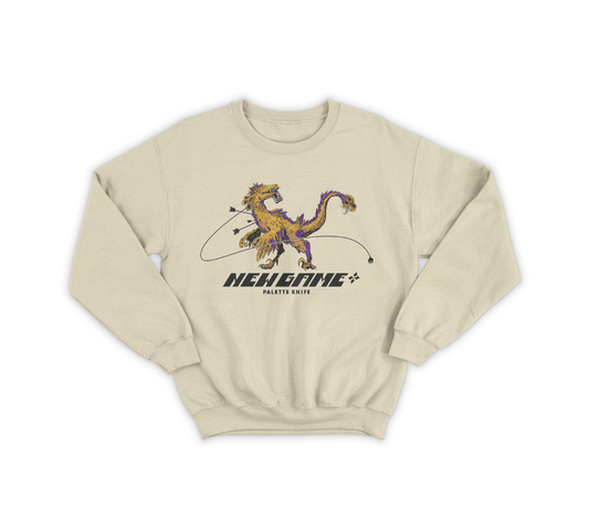 Palette Knife - "Velociraptor" Crewneck